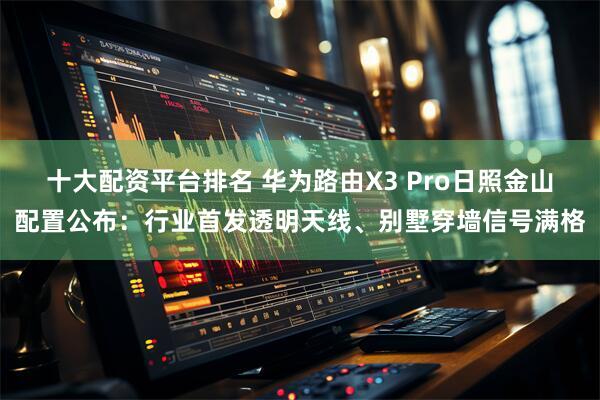 十大配资平台排名 华为路由X3 Pro日照金山配置公布：行业首发透明天线、别墅穿墙信号满格